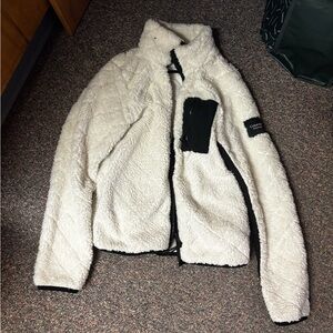 Calvin Klein Women's White Teddy Jacket